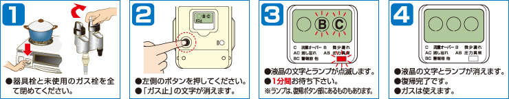 マイコンメーター復帰手順